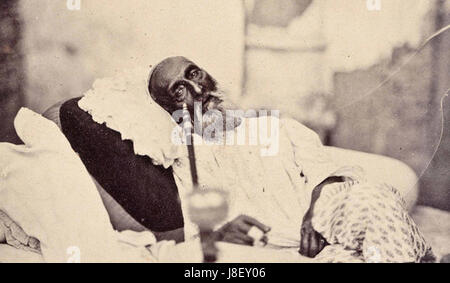 Letzten Mughal Kaiser Bahadur Shah II. Stockfoto