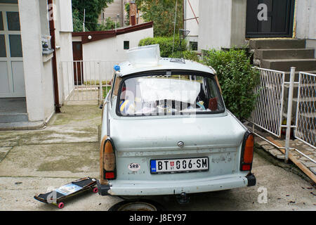 DDR Trabant 601 Auto. Fotografiert in Belgrad, Serbien Stockfoto