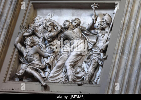 Der offizielle Sitz des Papstes, die Basilika St. Johannes im Lateran ist der ranghöchste katholische Kirche, Rom, Italien. Stockfoto