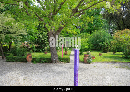 Orto Botanico di Firenze oder Giardino dei Semplici aus über Giorgio la Pira Florenz, Toskana, Italien, Europa. Stockfoto