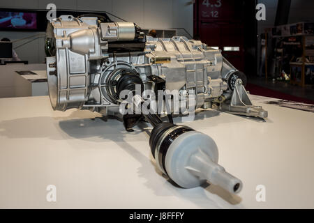 STUTTGART, Deutschland - 4. März 2017: Übertragung der Porsche 964 RS, 1992. Europas größte Oldtimer-Messe "RETRO CLASSICS" Stockfoto