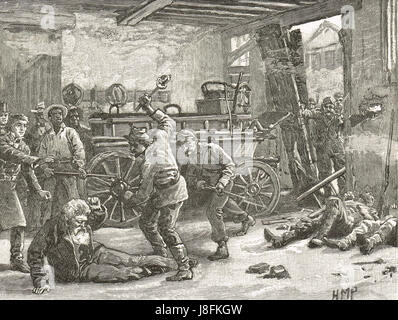 John Brown Erfassung bei Harpers Ferry 18. Oktober 1859 Stockfoto