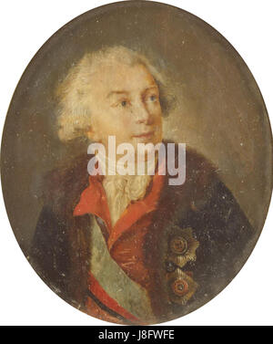 Ivan Shuvalov von anonym (1780er Jahren, Eremitage) Stockfoto