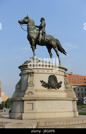 George Henry Thomas Memorial Thomas Circle, Washington, DC DSC05510 Stockfoto