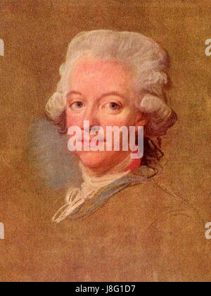 Gustav III von Schweden c 1785 von Lorens Pasch der jüngere Stockfoto