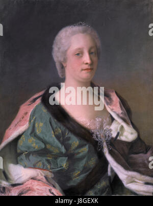 Kaiserin Maria Theresia, von Jean Etienne Liotard Stockfoto