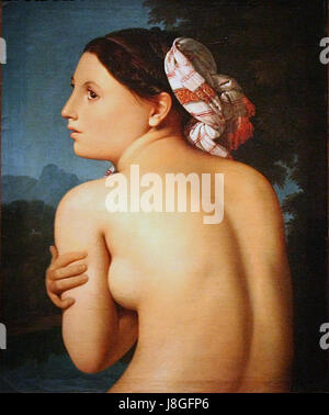 Jean-Auguste-Dominique Ingres La Baigneuse Stockfoto