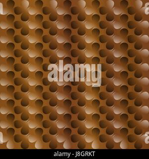 Klee braune abstrakten Hintergrund, nahtloses Muster mit Klee Blätter, Blume - Hintergrund Stock Vektor