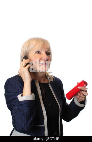 Frau in der Wirtschaft Stockfoto