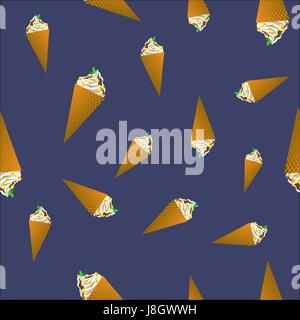 Eis-nahtlose Muster Stock Vektor