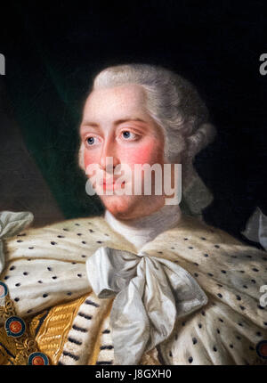 George III (1738 – 1820). Porträt von König George III von Allan Ramsay, Öl auf Leinwand, c.1770 Stockfoto