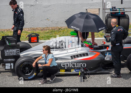 CADIZ - 28 Mai: World Series Formula V8 3.5 in Jerez De La Frontera-Schaltung am 28. Mai 2017 in Cadiz, Spanien Stockfoto