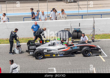 CADIZ - 28 Mai: World Series Formula V8 3.5 in Jerez De La Frontera-Schaltung am 28. Mai 2017 in Cadiz, Spanien Stockfoto