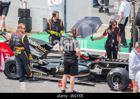 CADIZ - 28 Mai: World Series Formula V8 3.5 in Jerez De La Frontera-Schaltung am 28. Mai 2017 in Cadiz, Spanien Stockfoto