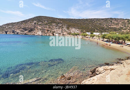 Faros Strand von Sifnos Insel Cyclades Griechenland Stockfoto