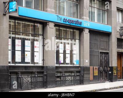 Die Stadt London Branch der Co-operative Bank Stockfoto