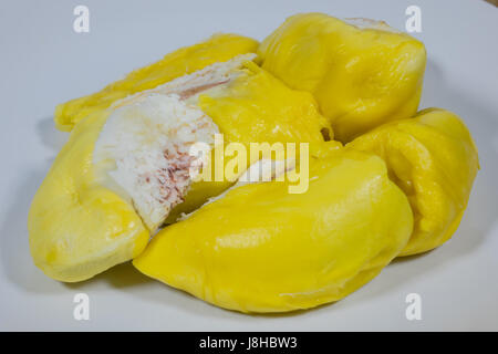 Leckere gelbe Durian asiatischen Sommer Obst Stockfoto