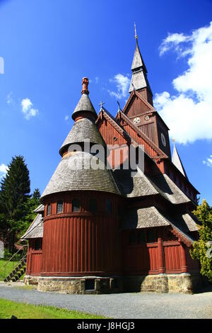 Stabkirche hahnenklee Stockfoto