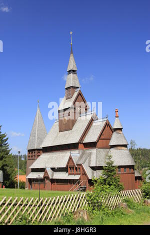 Stabkirche hahnenklee Stockfoto