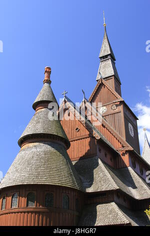 Stabkirche hahnenklee Stockfoto