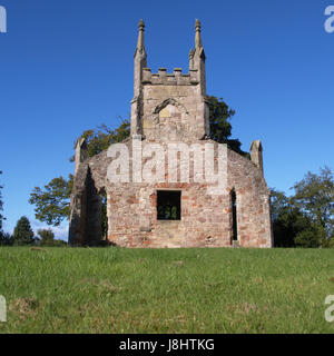 Kirche, Ruine, Schottland, alt, Glasgow, Pfarrei, Religion, Kirche, Denkmal, Stockfoto