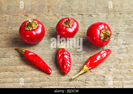 Gewürz, grün, Peperoni, Chili, Chili, rot, Gewürz, grün, asiatische, Küche, Stockfoto