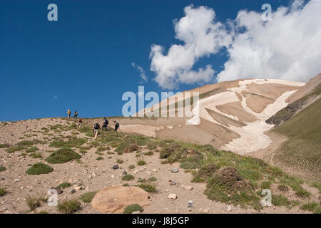 Türkei, Armenien, steigen, Klettern, Klettern, steigen, bergauf, Lauffläche, Klettern, Stockfoto