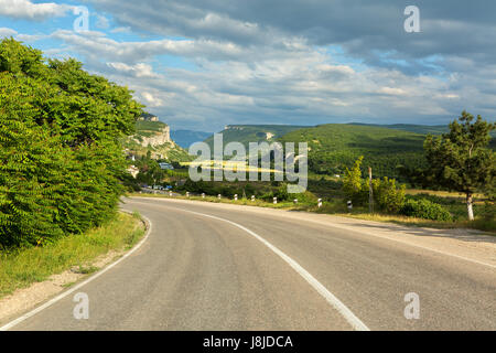 Höhlenstadt in Bachtschyssaraj Styr, Crimea Stockfoto