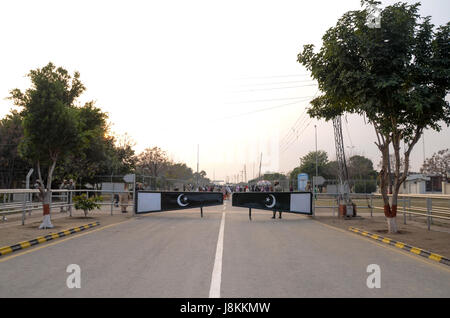 Wagha Border (Pakistan Indien) Grenze, Lahore, Punjab, Pakistan Stockfoto