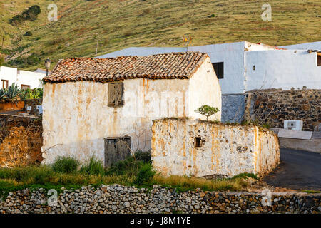 Hauptplatz in Betancuria Dorf auf der Insel Fuerteventura, Spanien Stockfoto