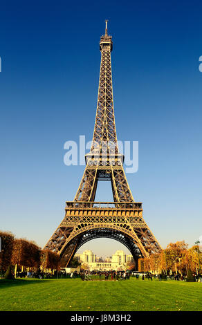 Turm, Reisen, Stadt, Stadt, Denkmal, berühmt, Park, Tourismus, Europa, Eisen, Stockfoto