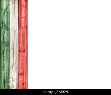 Kiefer Natur lackierten Holzplatten als Flagge Stockfoto