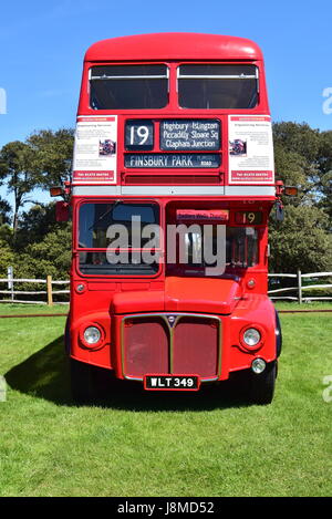 WLT349, RM349, 1960 London Transpot Routemaster im historischen Bus 2017 rally bei The Oval, Hastings Stockfoto