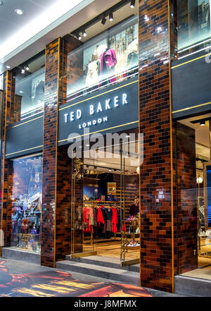 Ted Baker von Londons Flaggschiff speichern auf Paterson Street, Causeway Bay Hong Kong Stockfoto