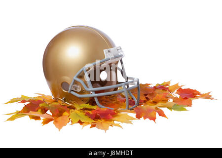 College und professionellen Stil Fußbälle gegeneinander mit Geld zwischen Stockfoto