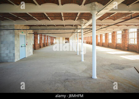 Grad II aufgeführten Wiese Mühlengebäude für T & J Leigh 1880, Stockport, Gtr Manchester, UK gebaut. Stockfoto