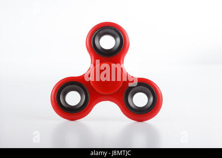 Anti-Stress und Entspannung zappelt erschöpft Cube und Spinner für Menschen Stockfoto