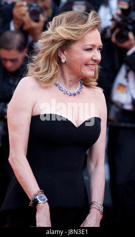 Cannes, Frankreich. 28. Mai 2017. Caroline Scheufele, Co-Präsident und künstlerischen Direktor von Chopard, Ankunft auf der Closing Ceremony und Auszeichnungen auf dem 70. Cannes Film Festival Sonntag, 28. Mai 2017, Cannes, Frankreich. Bildnachweis: Doreen Kennedy/Alamy Live-Nachrichten Stockfoto