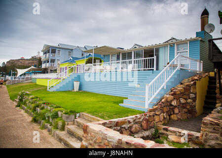 Mossel Bay - Südafrika, 27. Januar 2015: Stop in Mossel Bay und Spaziergang auf der Promenade während der Fahrt auf der garden Route. Stockfoto