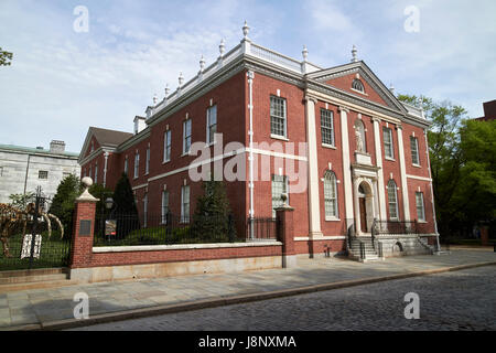 Bibliothek Halle alte Stadt Philadelphia USA Stockfoto