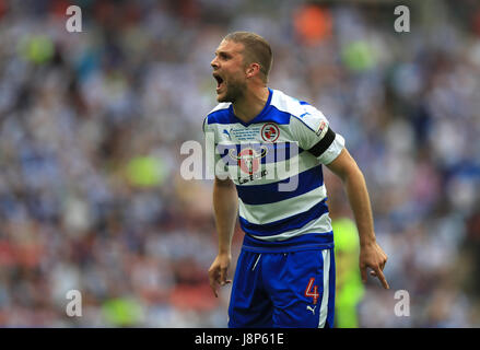 Reading Joey van Den Berg in den Himmel Bet Meisterschaft Play-off-Finale im Wembley Stadium, London. Stockfoto
