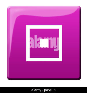 symbolisch, Schalter, Taste, Dot, Piktogramm, Symbol, Piktogramm, Handel Stockfoto