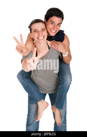 Geste, Hand, "OK", erfolgreich, erfolgreiche, Schwestern, Zeichen, Erfolg, Sieg, Sieg, Stockfoto