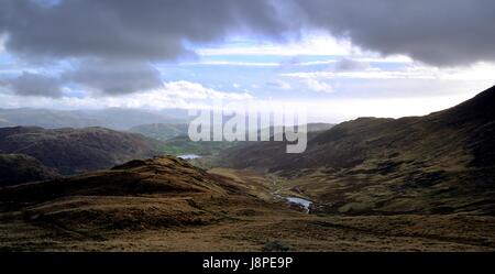 Wetside Kante bis auf kleine Langdale Stockfoto