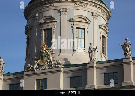 Potsdam, alt, Rathaus, Gemeinde, Dorf, Marktstadt, alte Baumeister, Stockfoto