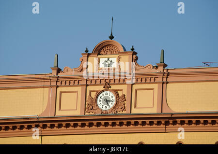 Moskau: Details der Lubjanka, Gebäude, populären Name für den Hauptsitz des Kgb und angeschlossene Gefängnis Lubjanka-Platz Stockfoto