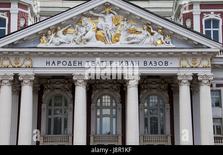 Ivan Vazov National Theatre in Sofia in Bulgarien Stockfoto