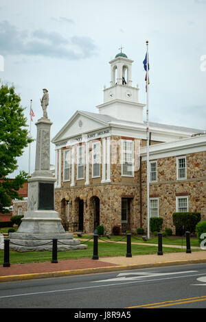 Warren County Courthouse, 1 East Main Street, Front Royal, Virginia Stockfoto