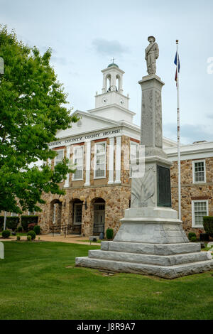 Warren County Courthouse, 1 East Main Street, Front Royal, Virginia Stockfoto