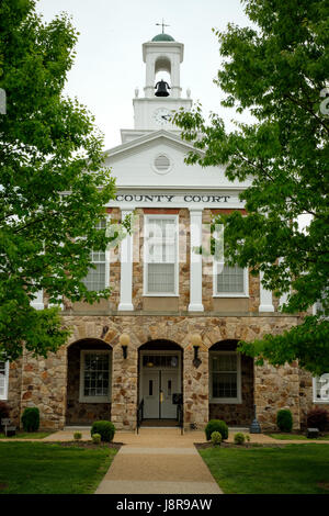 Warren County Courthouse, 1 East Main Street, Front Royal, Virginia Stockfoto